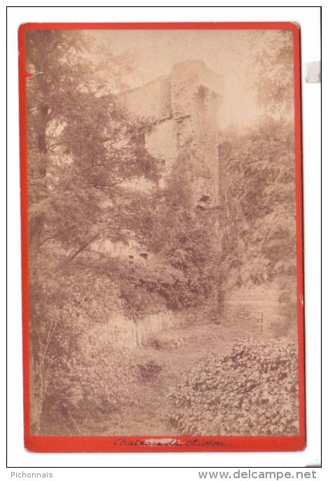 Photo Chateau De Clisson Entree 1884 Photo Sur Carte - Anciennes (Av. 1900)