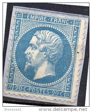 France  N° 22 Neuf Sur Fragment Cote 100€ Départ à  19,00 Euros !! - 1862 Napoleon III