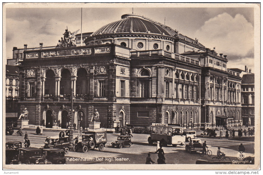 Dinamarca--Copenhague--1936--Teater--Cachet--Kobenhavn--a, Marguellies, France - Dinamarca