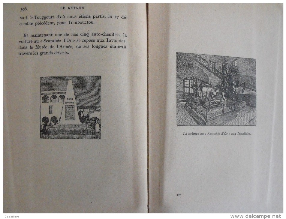 raid citroen : la première traversée du Sahara en automobile. 1924. Haardt, Audouin-Dubreuil. Boutet de Monvel Atlantide