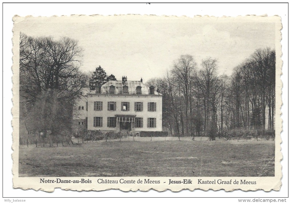 CPA - NOTRE DAME AU BOIS - JESUS EIK - Château Comte De Meeus - Kasteel   // - Overijse