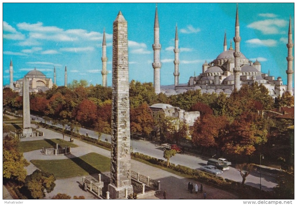 Turkey Istanbul Hipodromus And The Blue Mosque 1978 - Islam