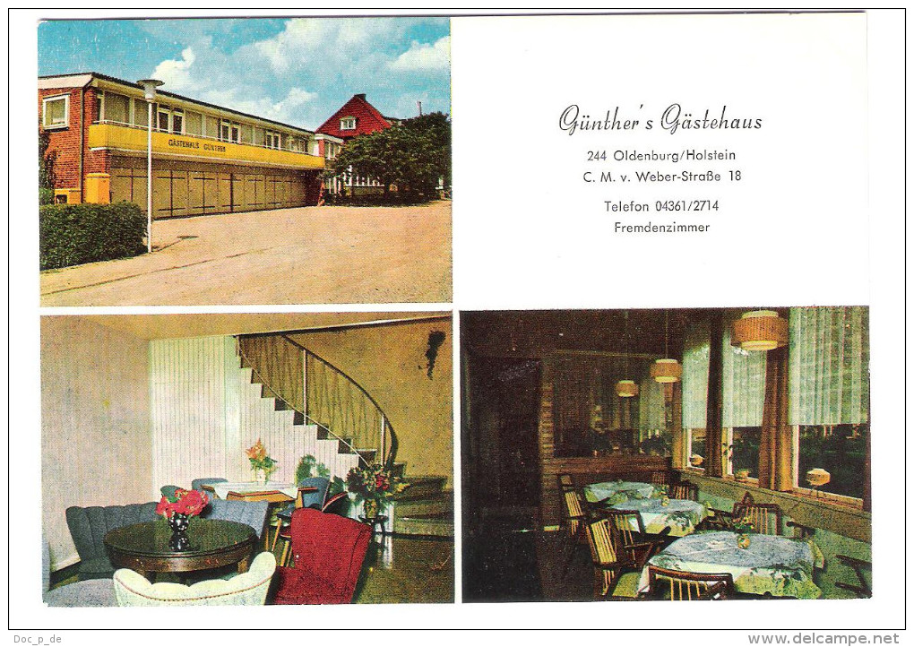 Deutschland - Oldenburg - Günther`s Gästehaus - C. M. V. Weber Strasse - Oldenburg (Holstein)