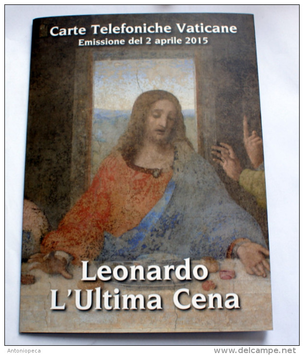 VATICANO 2015 - FOLDER LEONARDO DA VINCI . THE LAST DINNER, LE DERNIER DINER, NEW - Vaticano