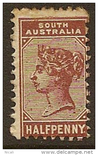 SOUTH AUSTRALIA 1883 1/2d QV SG 188a HM #MN123 - Neufs