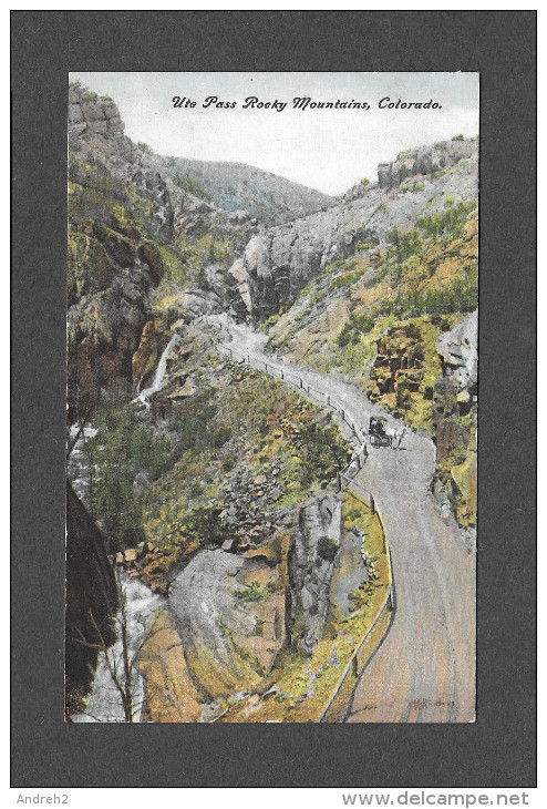 ROCKY MOUNTAINS - COLORADO - UTE PASS - CARRIAGE WITH HORSE - Rocky Mountains