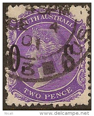 SOUTH AUSTRALIA 1899 2d QV OS SG O82c U #MN242 - Used Stamps