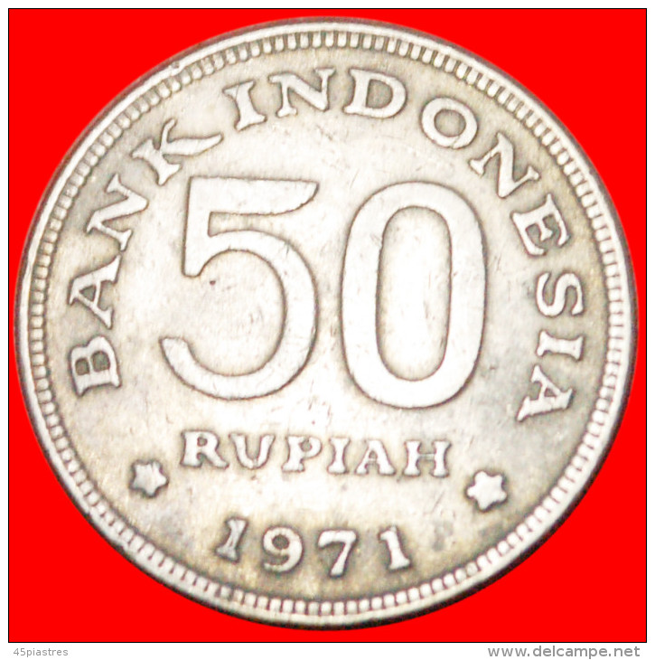 * BIRD OF PARADISE ★ INDONESIA ★ 50 RUPIAH 1971!  LOW START &#9733; NO RESERVE! - Indonesia