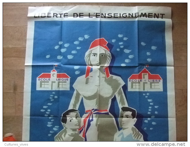 Affiche "LIBERTE DE L'ENSEIGNEMENT " (120x80cm) - Affiches