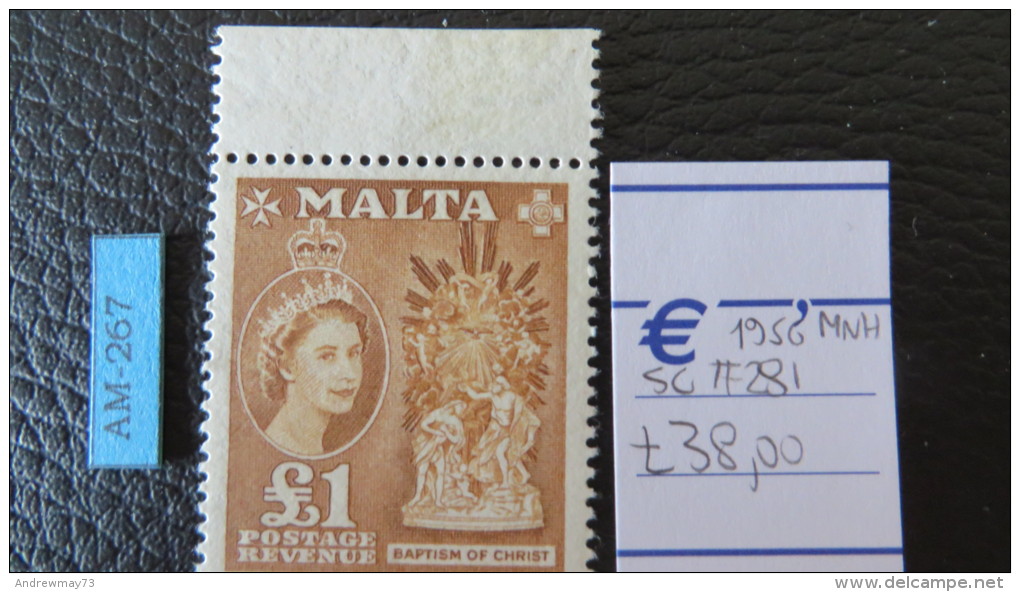 MALTA- STANLEY GIBBONS Num. 281 NUOVO** - Malta (...-1964)