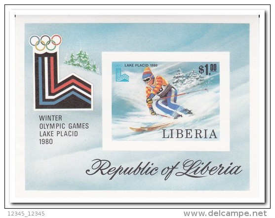 Liberia 1980, Postfris MNH, Imperf.  Olympic Games - Liberia