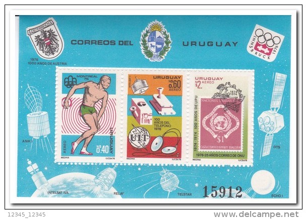 Uruguay 1976, Postfris MNH, Olympic Games - Uruguay