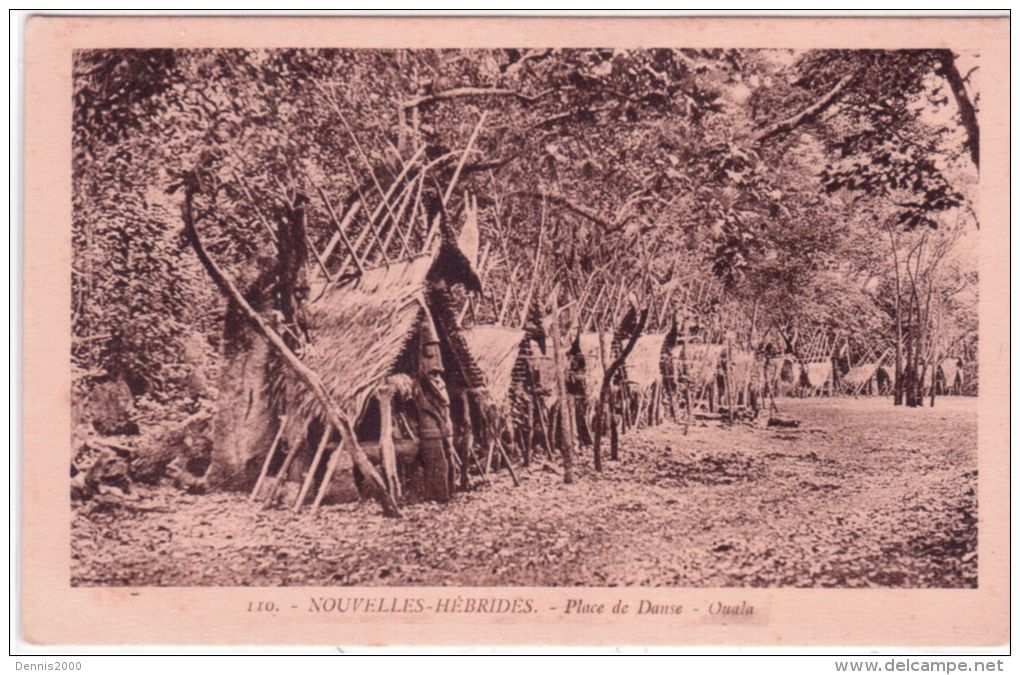 110-Nouvelles-Hébrides - Place De Danse Ouala -ed. E.B. - Vanuatu