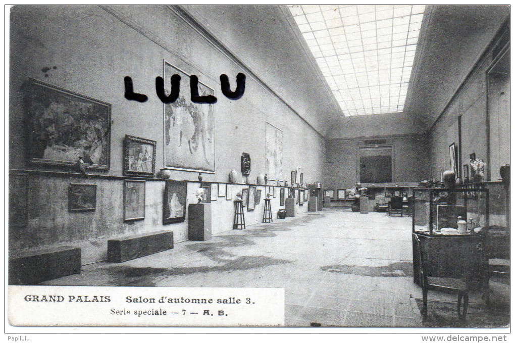 DEPT 75 : 2 Scans , Paris Grand Palais , Salon D Automne Salle 3 - Musées