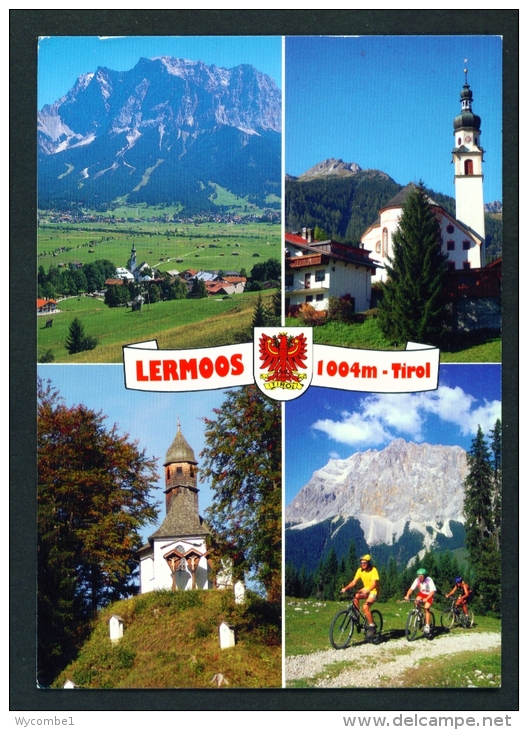 AUSTRIA  -  Lermoos  Multi View  Used Postcard As Scans - Lermoos