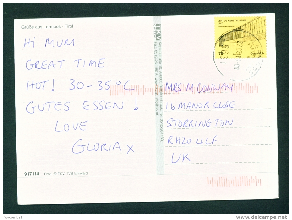AUSTRIA  -  Lermoos  Multi View  Used Postcard As Scans - Lermoos