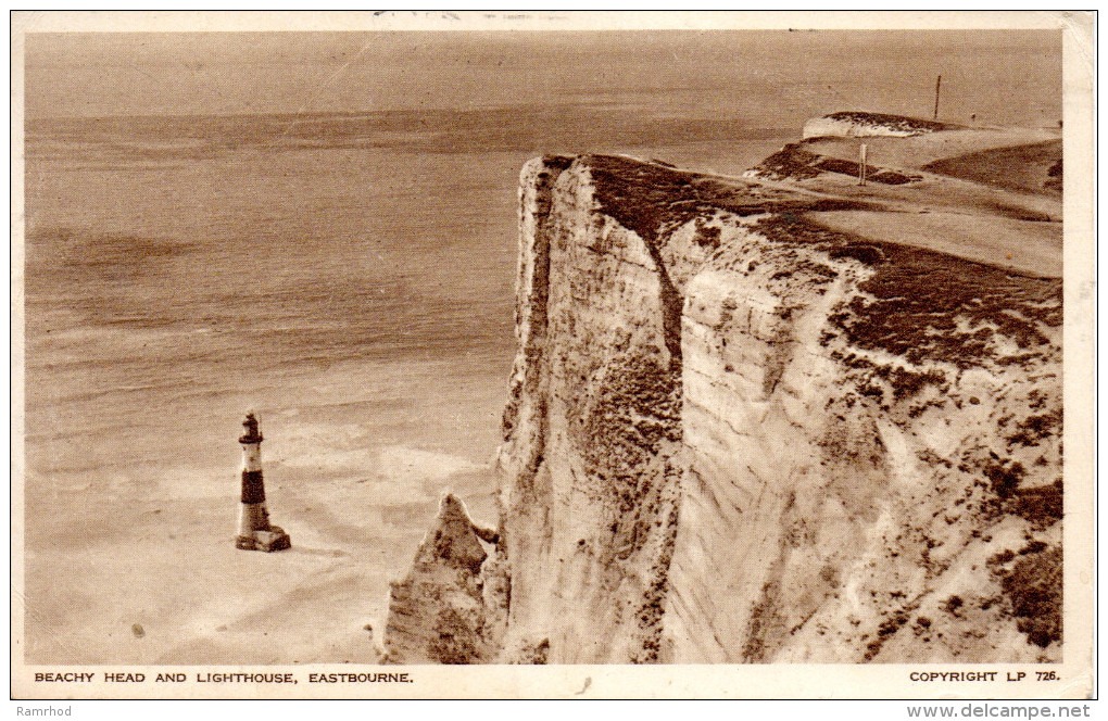 EASTBOURNE - Beachy Head And Lighthouse  (Dean - Bay Series) 1948 Used - Eastbourne