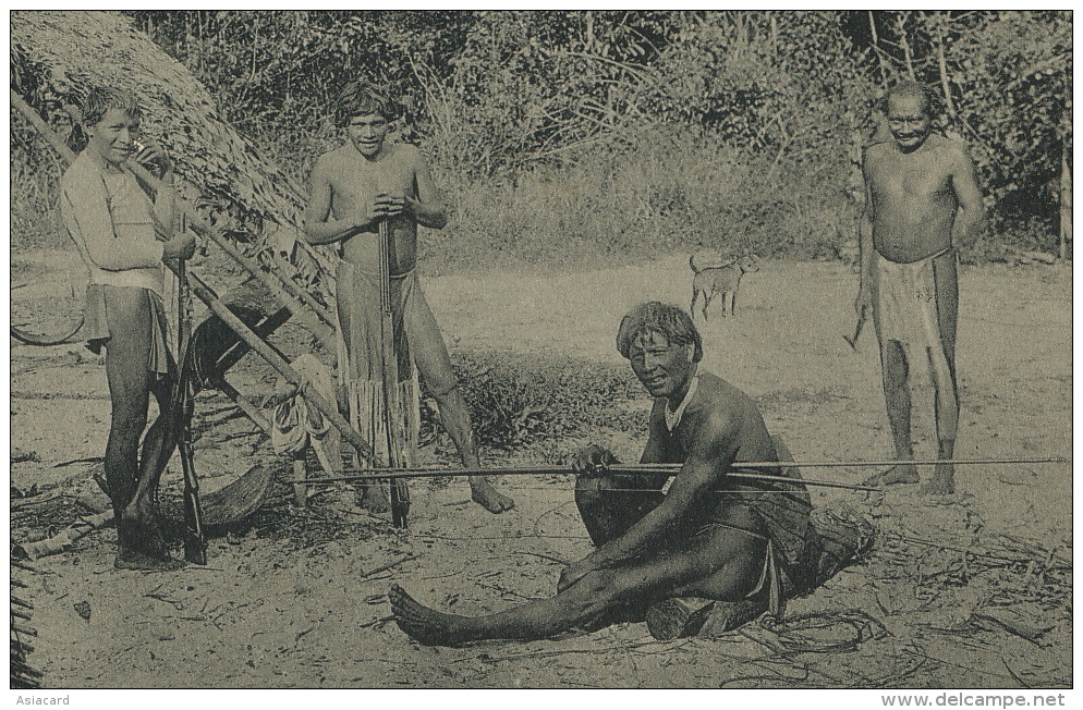 Suriname Indianen Op Patrick Savana Nude With Bow Archery Arc  Edit Eugen Klein Paramaribo No 169 Indians - Suriname