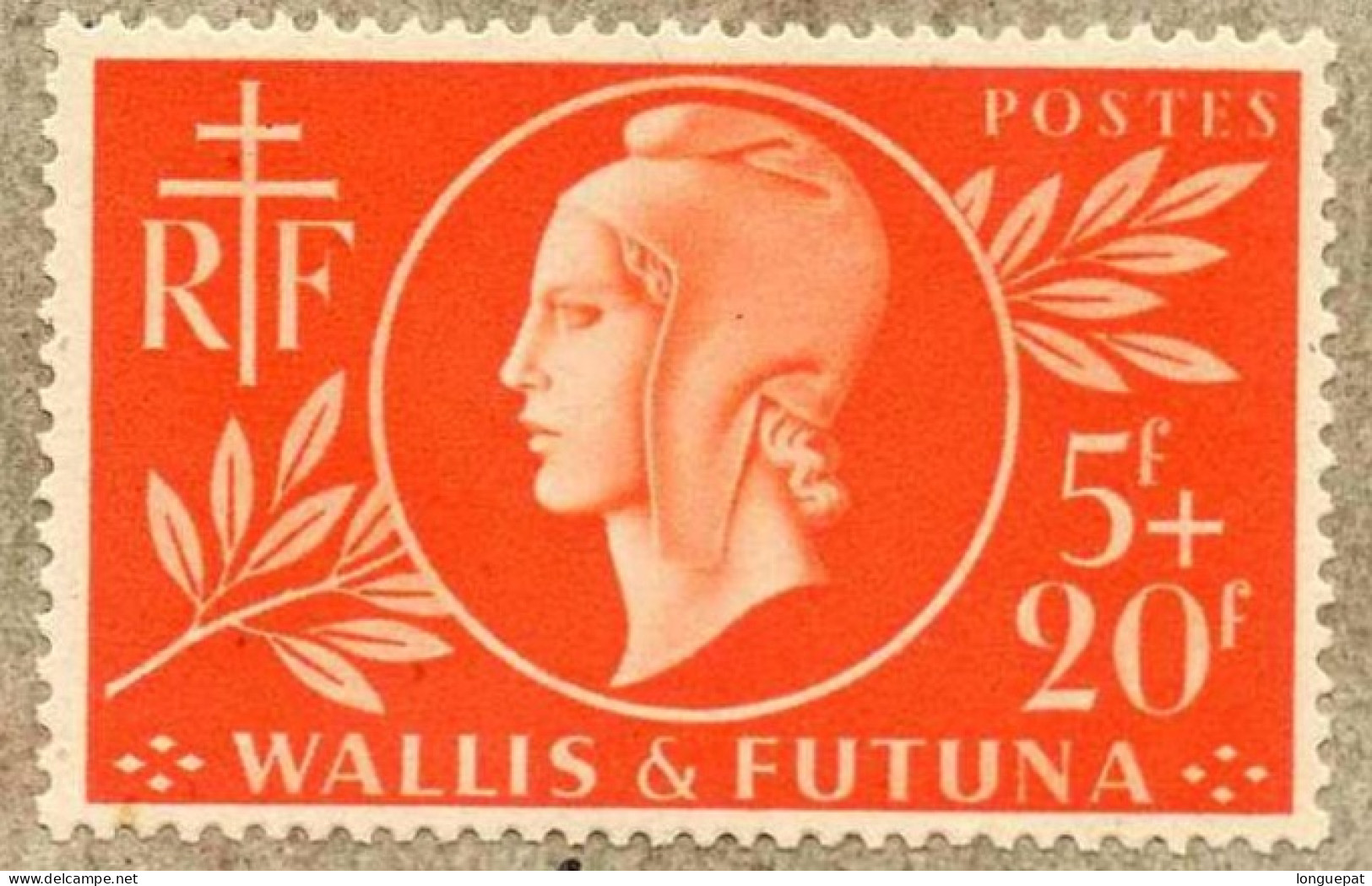 WALLIS Et FUTUNA  : Entraide Française : Profil De Femme Au Bonnet Phrygien, Croix De Lorraine, RF - - Neufs