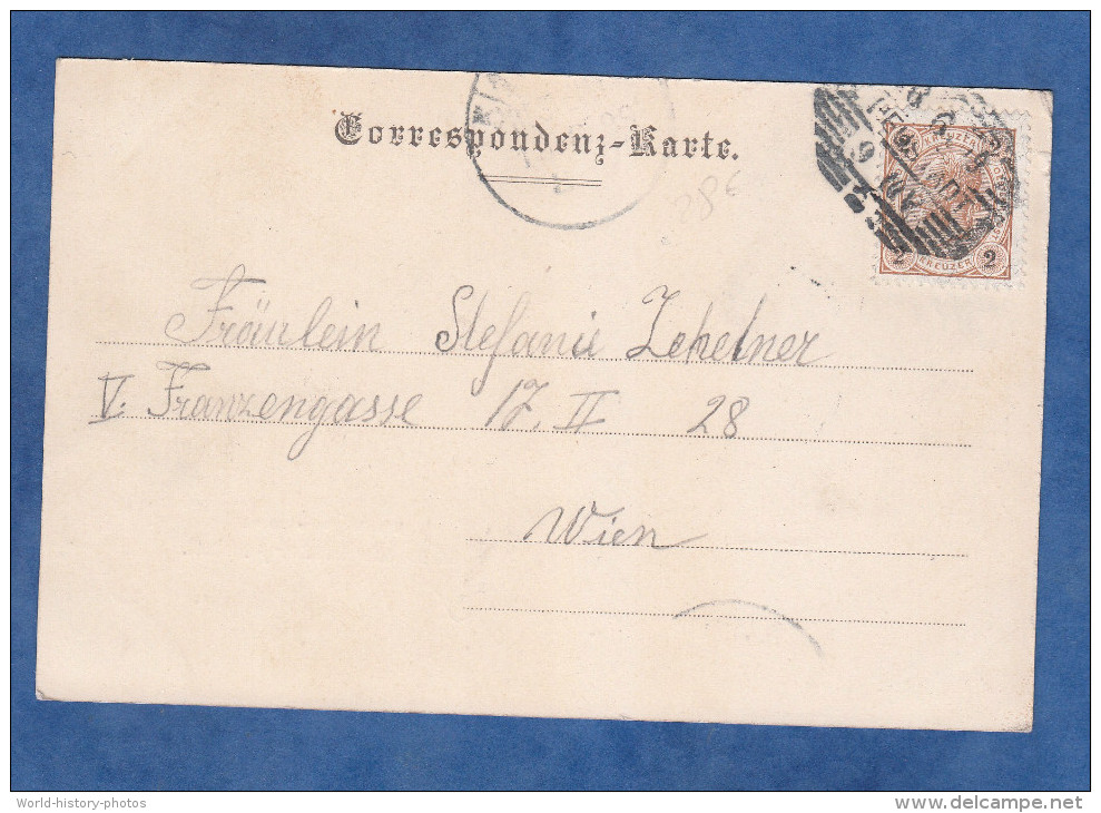 CPA De 1899 - Gruss Aus WIENER NEUSTADT - Wienerstrasse - A. Folk - Wiener Neustadt