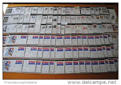 FDC / 1° JOUR: Collection Années 1988 / 1989 Nombreux Cachets Et Cartes Maximum - Unclassified