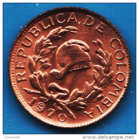 COLOMBIA  I Centavo 1970  UNC - Colombia