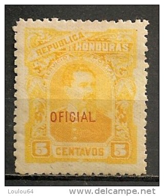 Timbres - Amérique - Honduras - 1890-1913 - Service - Oficial - 5 Centavos - - Honduras