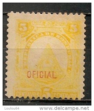 Timbres - Amérique - Honduras - 1890-1913 - Service - Oficial - 5 Centavos - - Honduras