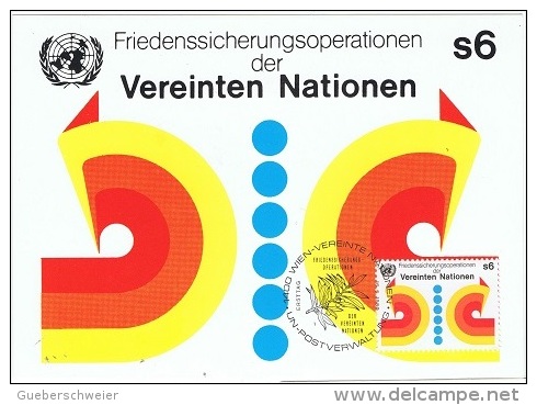 ONU-L32 - NATIONS UNIES Bureau De Vienne N° 11 Sur Carte Maximum - Maximumkarten