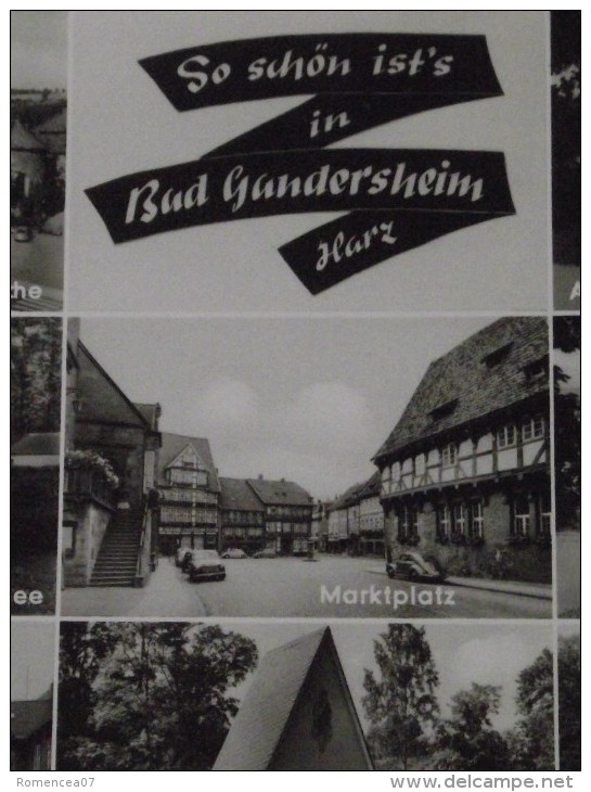 BAD GANDERSHEIM (Basse-Saxe, Allemagne) - " So Schön Ist´s In ... " - Bad Gandersheim