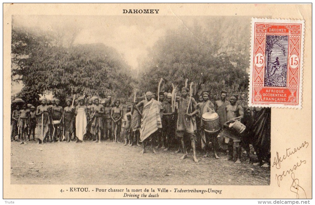 BENIN (DAHOMEY) KETOU POUR CHASSER LA MORT DE LA VILLE - Benin