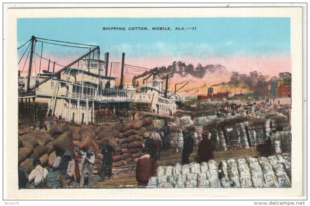 Shipping Cotton, Mobile, Ala. - Mobile