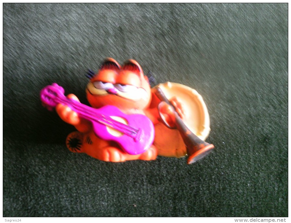 Vintage PVC Figure,Cat-Chat Garfield - Bully West-Germany 1981 - Other & Unclassified