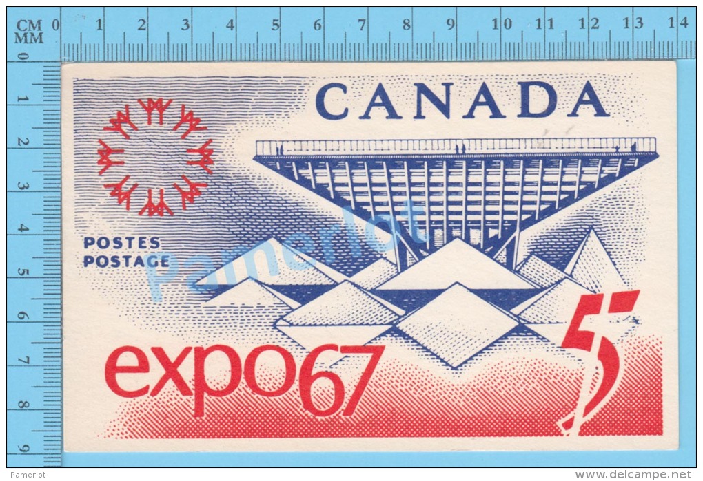 Expo67 Expo 67 ( FDC, Reproduction Du Timbre Souvenir Et Le Timbre Souvenir Cover Expo 67  Montreal  )  P. Quebec 2 SCAN - 1967 – Montréal (Canada)