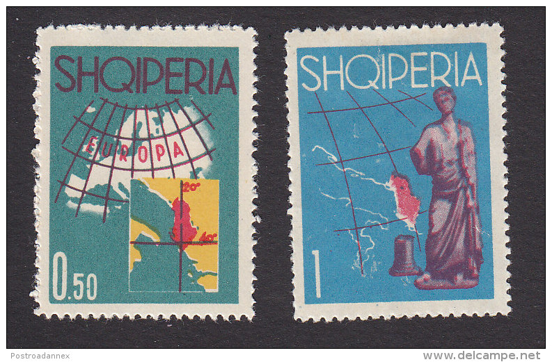 Albania, Scott #630-631, Mint Hinged/No Gum, Tourism, Issued 1962 - Albanie