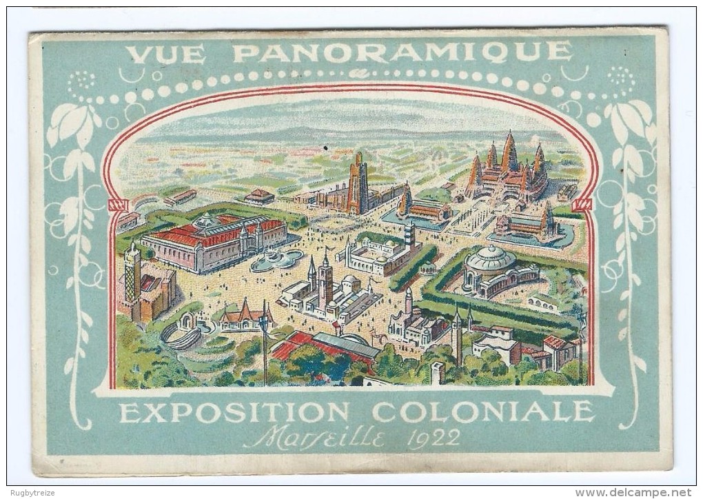 67 - Couverture Plan Guide Express De L´ Exposition Coloniale Marseille 1922 - Plan Non Joint - Toeristische Brochures