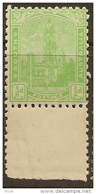 SOUTH AUSTRALIA 1905 1/2d GPO SG 293a UNHM #MN232 - Mint Stamps