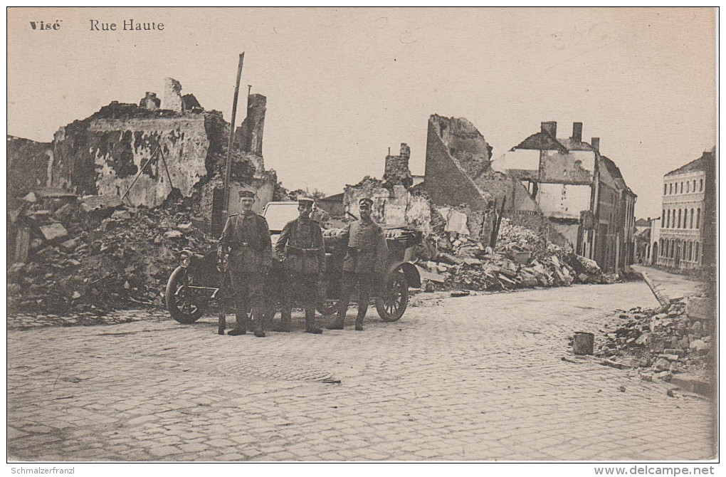 CPA - AK Vise Weset Rue Haute Guerre Krieg Weltkrieg WWI Bei Lüttich Liege Aachen Tongeren Maastricht Belgien Belgique - Visé