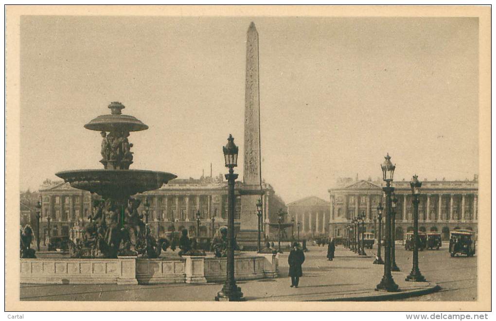 75 - PARIS - Place De La Concorde - Transport Urbain En Surface