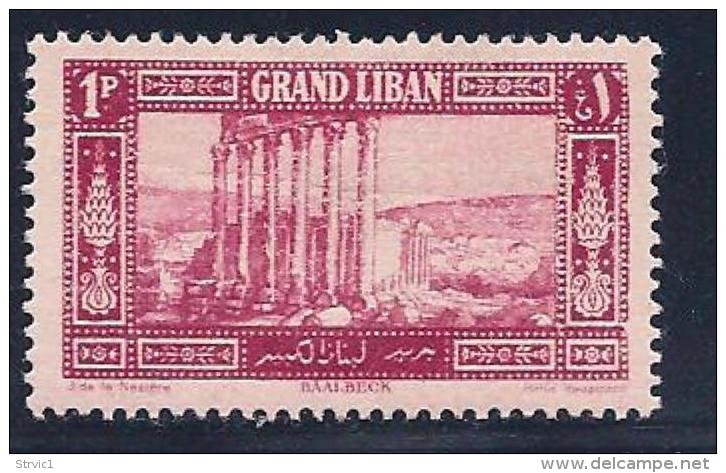 Lebanon, Scott # 54 Mint Hinged Baalbeck, 1925 - Lebanon
