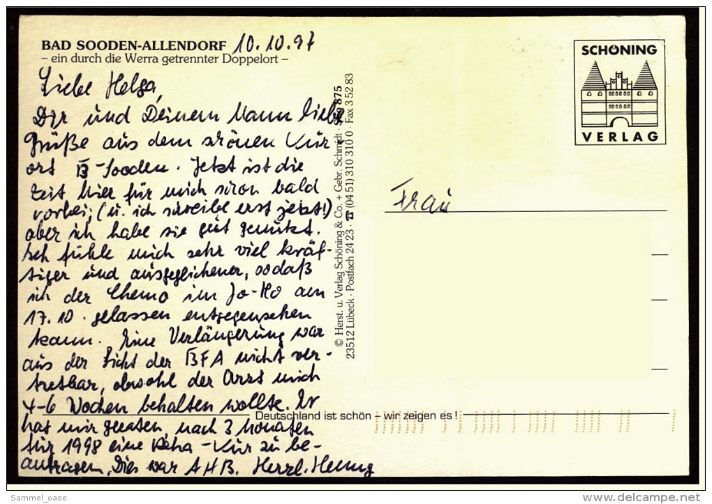 Bad Sooden Allendorf  -  Mehrbild- Ansichtskarte Ca. 1990    (4463) - Bad Sooden-Allendorf