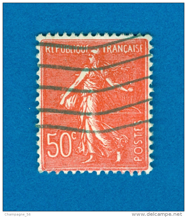 VARIÉTÉS FRANCE 1926 N° 199  SEMEUSE LIGNÉE 50 C  OBLITÉRÉ ARTHUR MAURY 20.00 € - Oblitérés