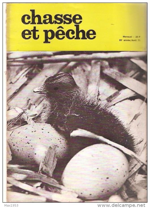 CHASSE ET PÊCHE - Mensuel - Avril 1971 - Jagen En Vissen