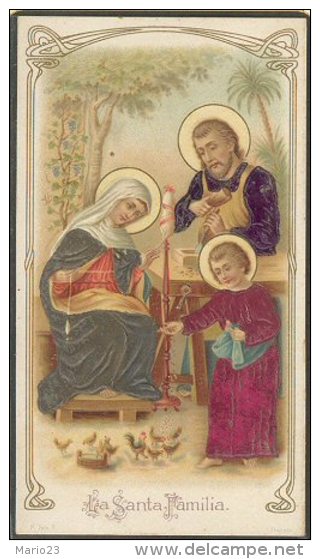 Santino - Holy Card - Gesù - Sacra Famiglia - Images Religieuses