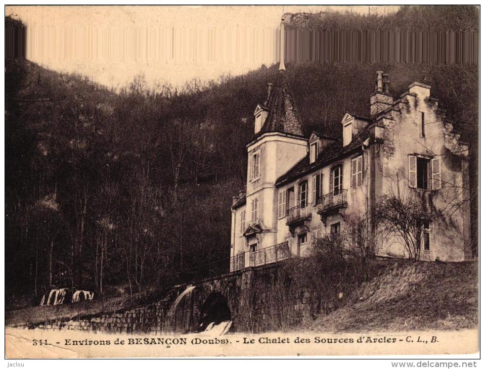 ENVIRONS DE BESANCON ,LE CHALET  DES SOURCES D'ACIER REF 43396 - Other & Unclassified