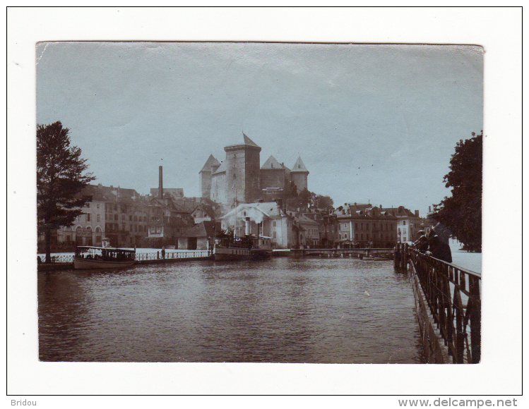 74  ANNECY   Photo   Le Canal Du Thion Et Le Château - Annecy