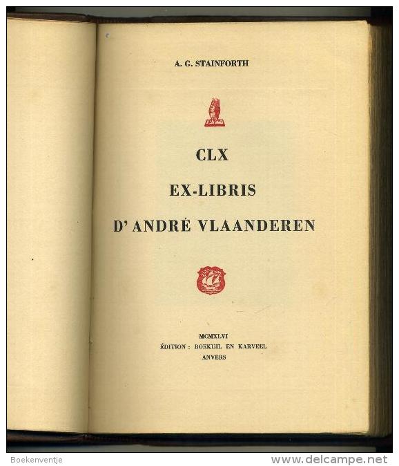 CLX  EX-LIBRIS D'ANDRÉ VLAANDEREN - Andere & Zonder Classificatie