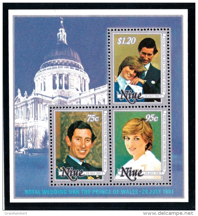 Niue 1981 Royal Wedding Minisheet MNH - Niue