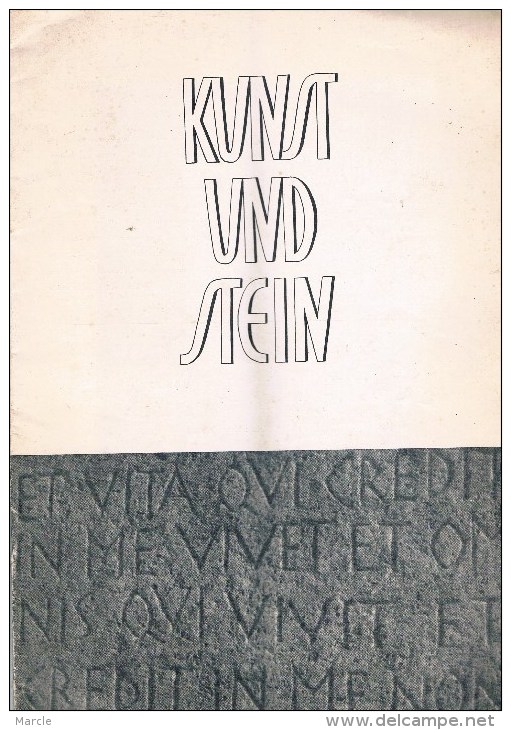 Kunst Und Stein 1957  2. Jarhgang Nr. 3 20 Pages - Malerei & Skulptur