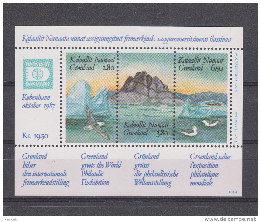 Yvert Bloc 1 ** Neuf Sans Charnière MNH Mouette Iceberg - Blocks & Sheetlets